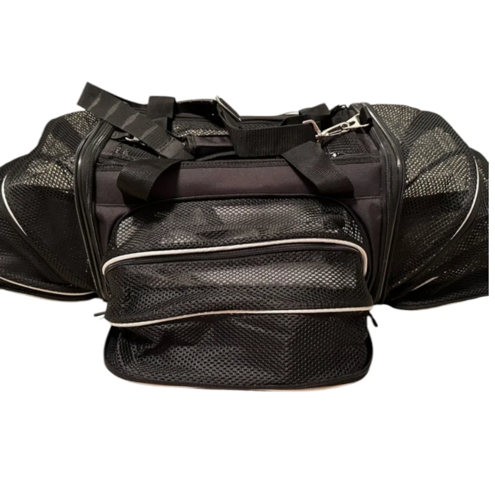 Alpha Paw Small Pet Carrier Expandable Int 16.5 X 9.75 X 7.5 Airline Approved